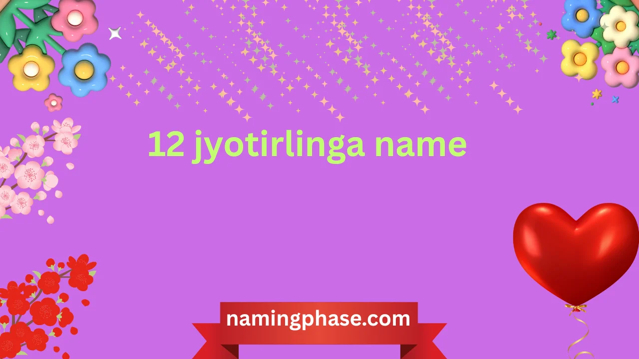 12 jyotirlinga name