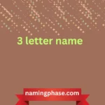 3 letter name
