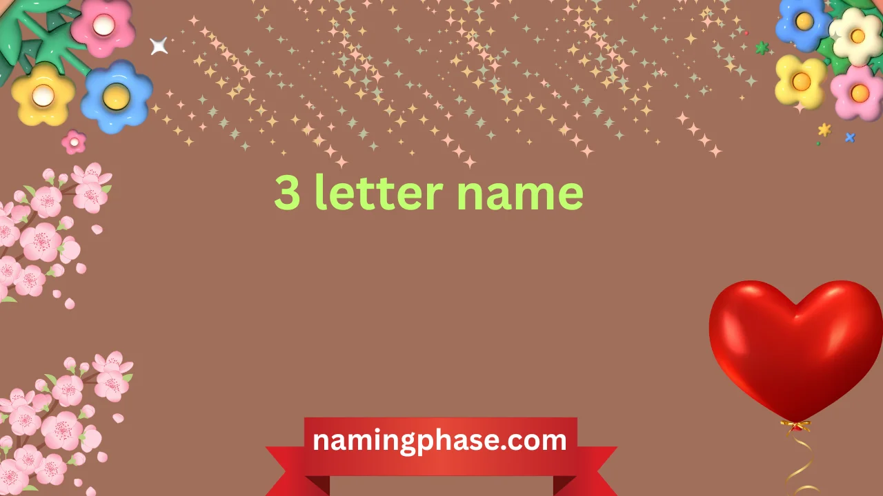 3 letter name