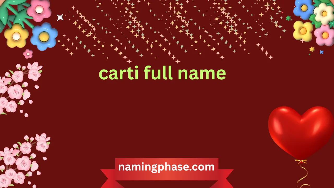 carti full name