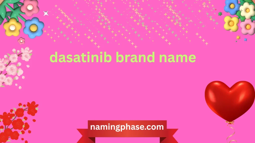 dasatinib brand name