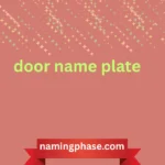 door name plate