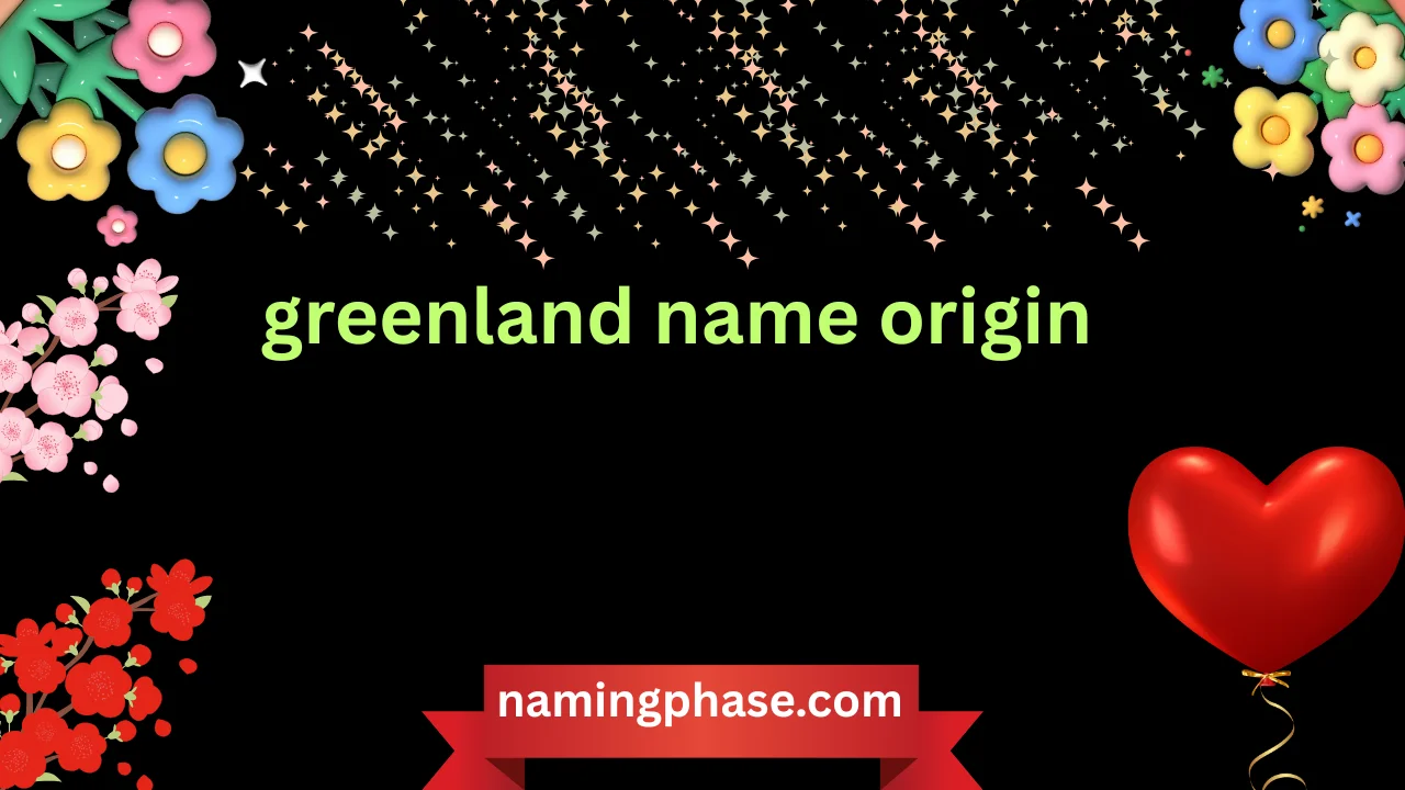 greenland name origin