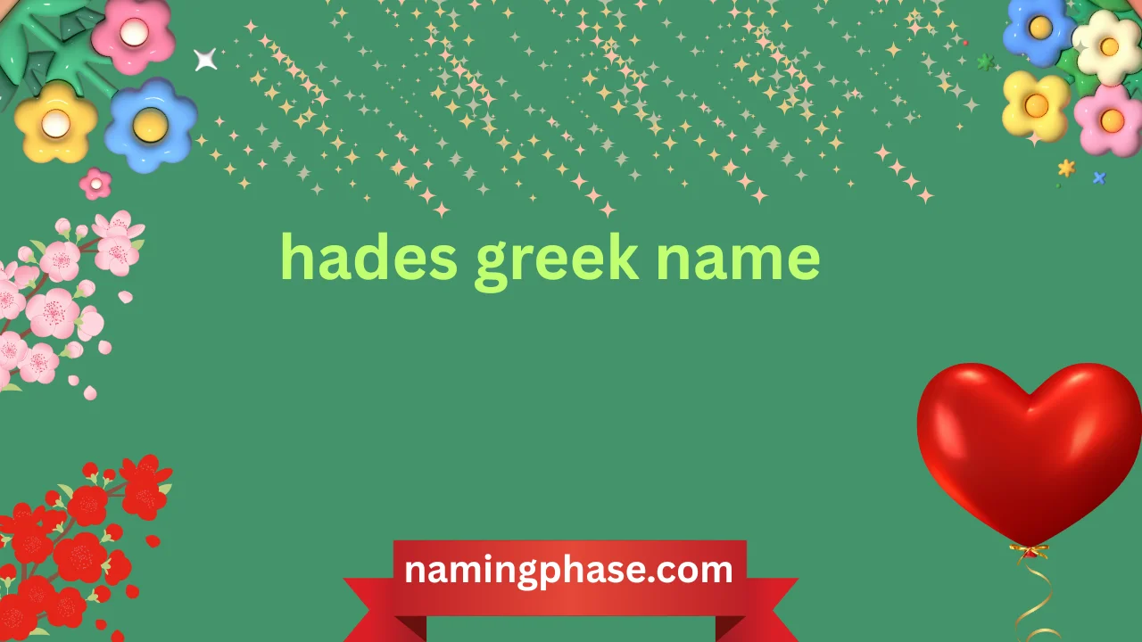 hades greek name