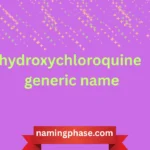 hydroxychloroquine generic name