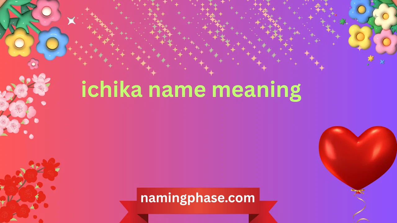 ichika name meaning