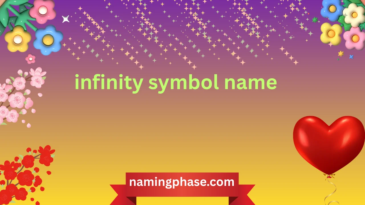 infinity symbol name