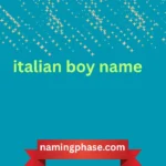 italian boy name