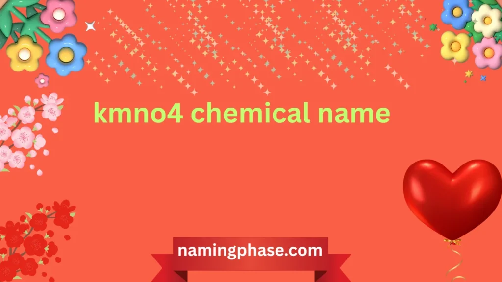 kmno4 chemical name