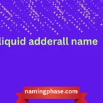 liquid adderall name