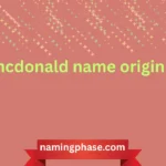 mcdonald name origin