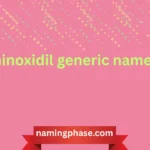 minoxidil generic name