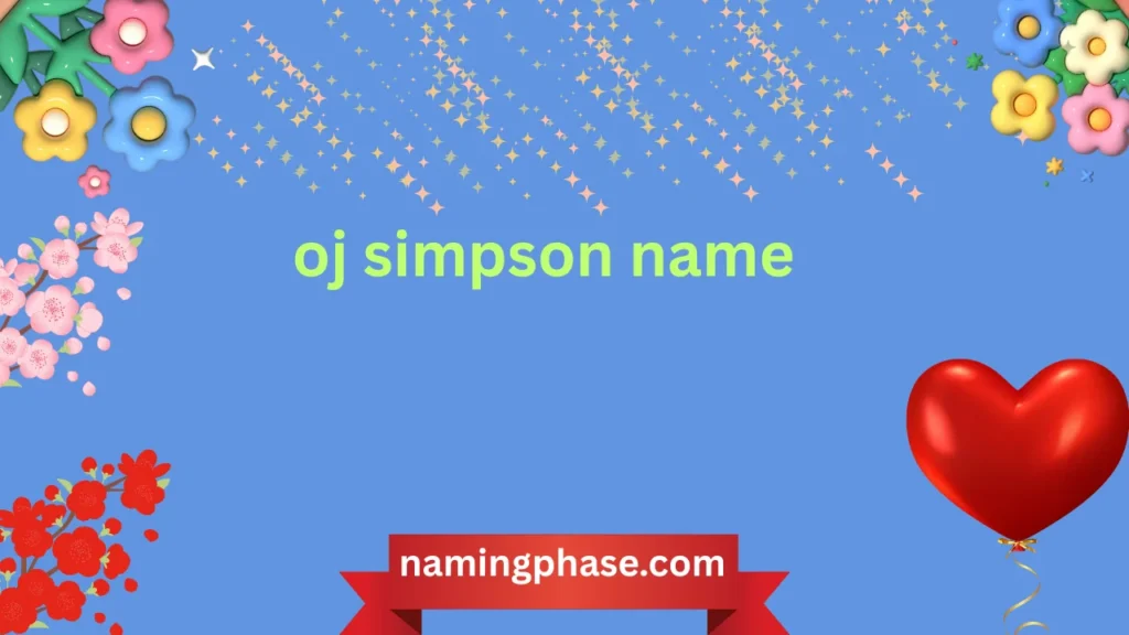 oj simpson name
