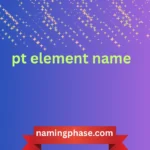 pt element name