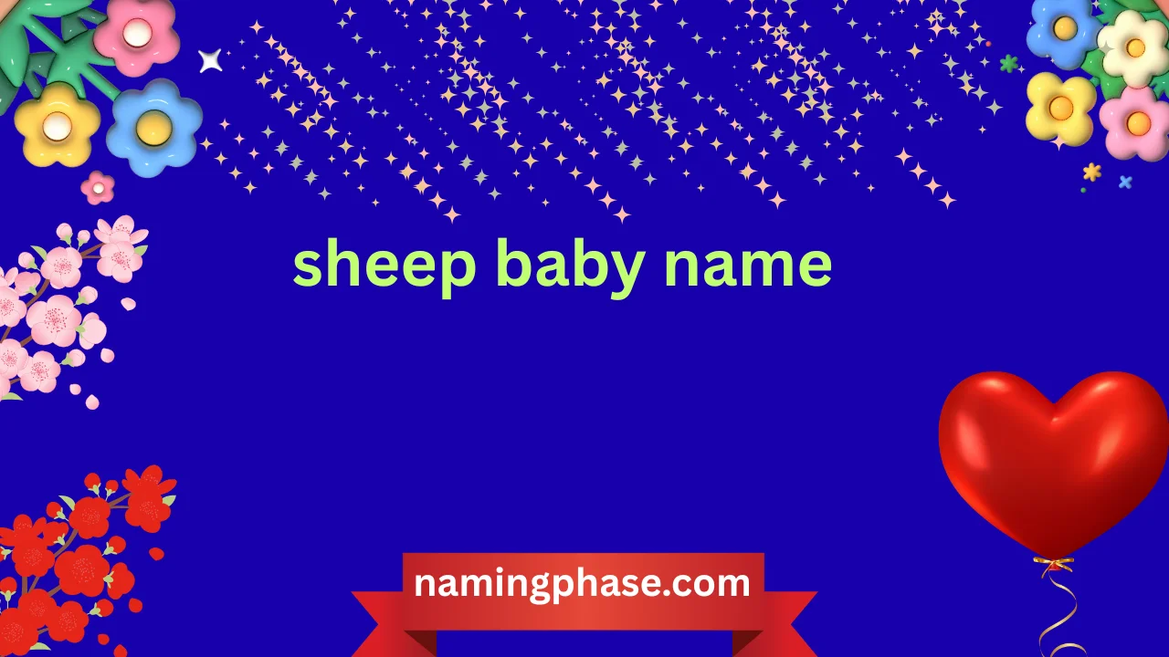 sheep baby name