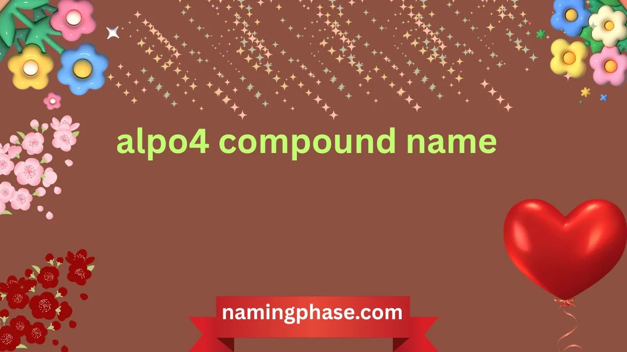 alpo4 compound name