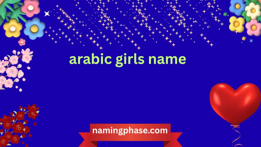 arabic girls name