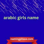 arabic girls name