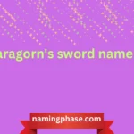 aragorn's sword name