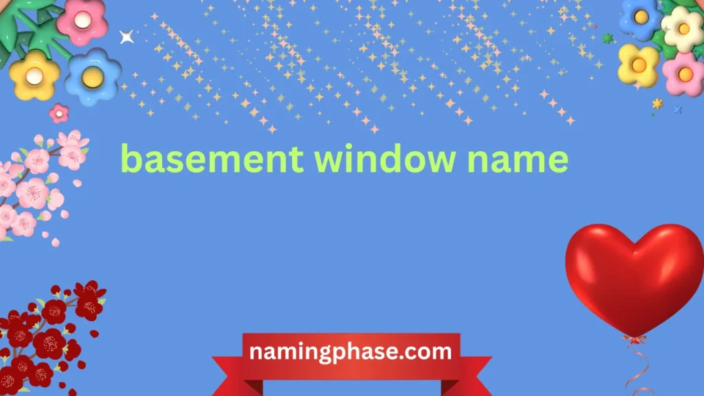 basement window name