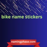 bike name stickers