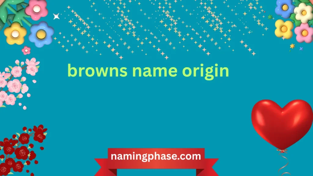 browns name origin