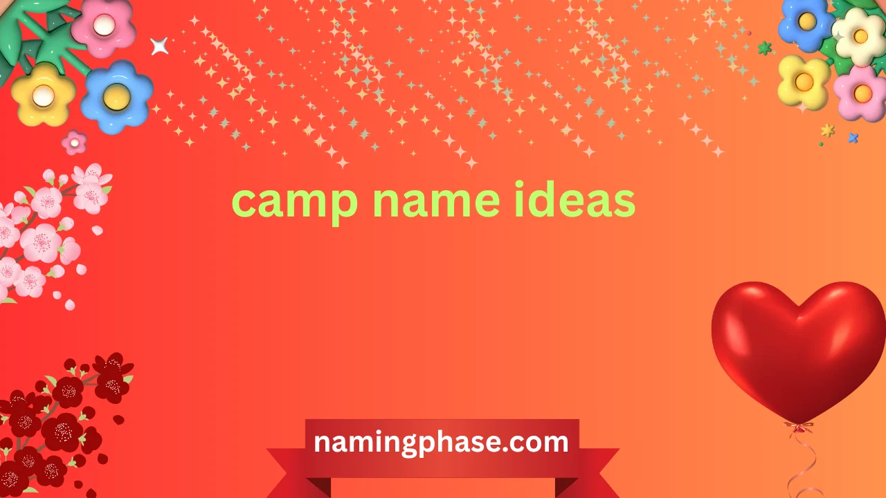 camp name ideas
