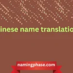 chinese name translation