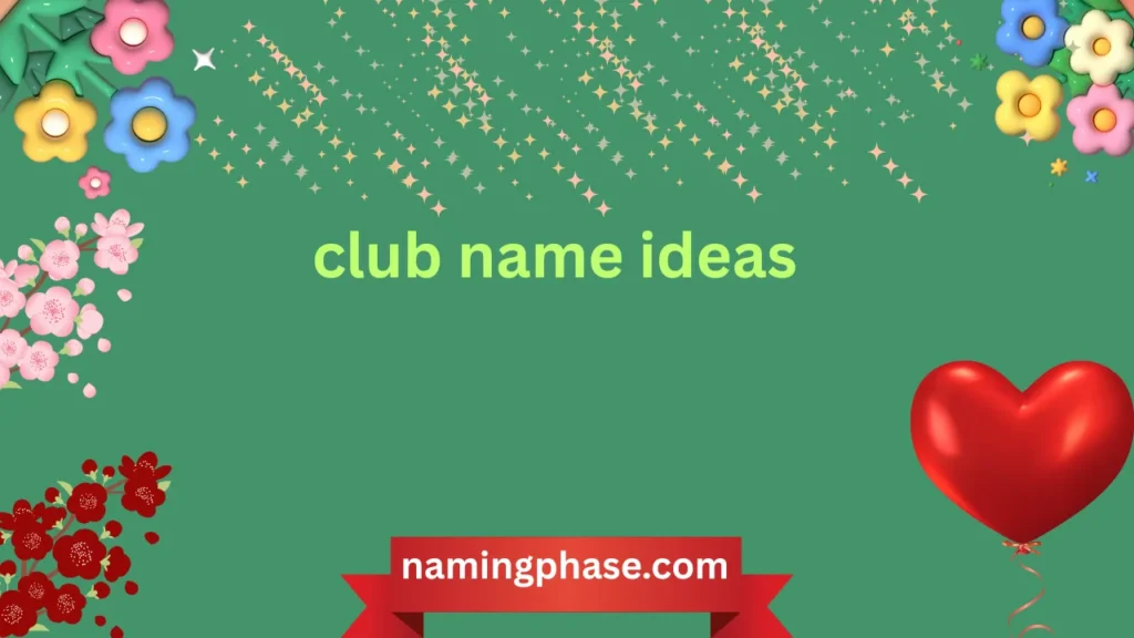 club name ideas