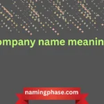 company name meaning