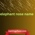 elephant nose name