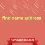 find name address