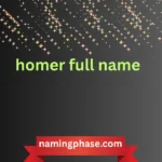 homer full name