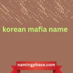 korean mafia name