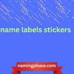 name labels stickers