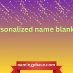 personalized name blanket