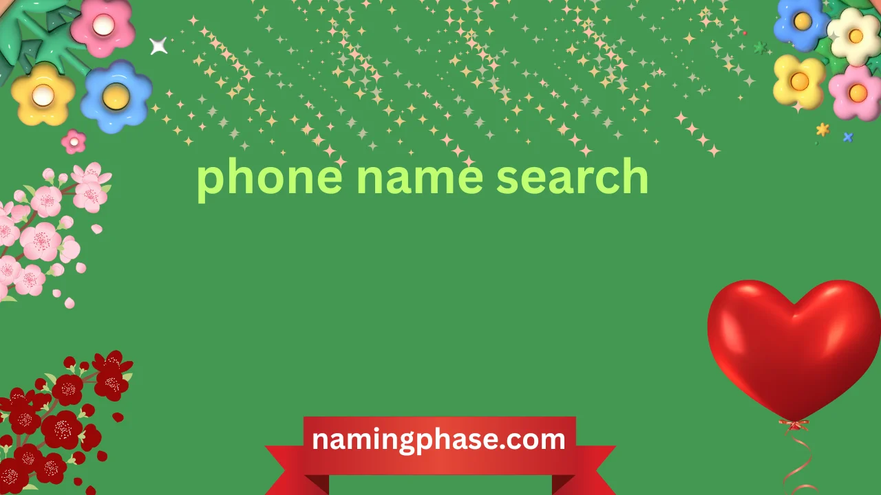 phone name search