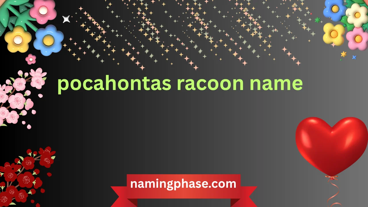 pocahontas racoon name