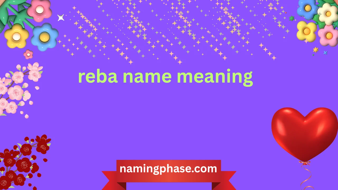 reba name meaning