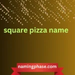 square pizza name