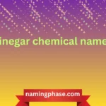 vinegar chemical name