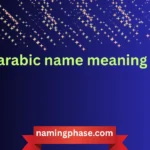 arabic name meaning