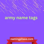 army name tags