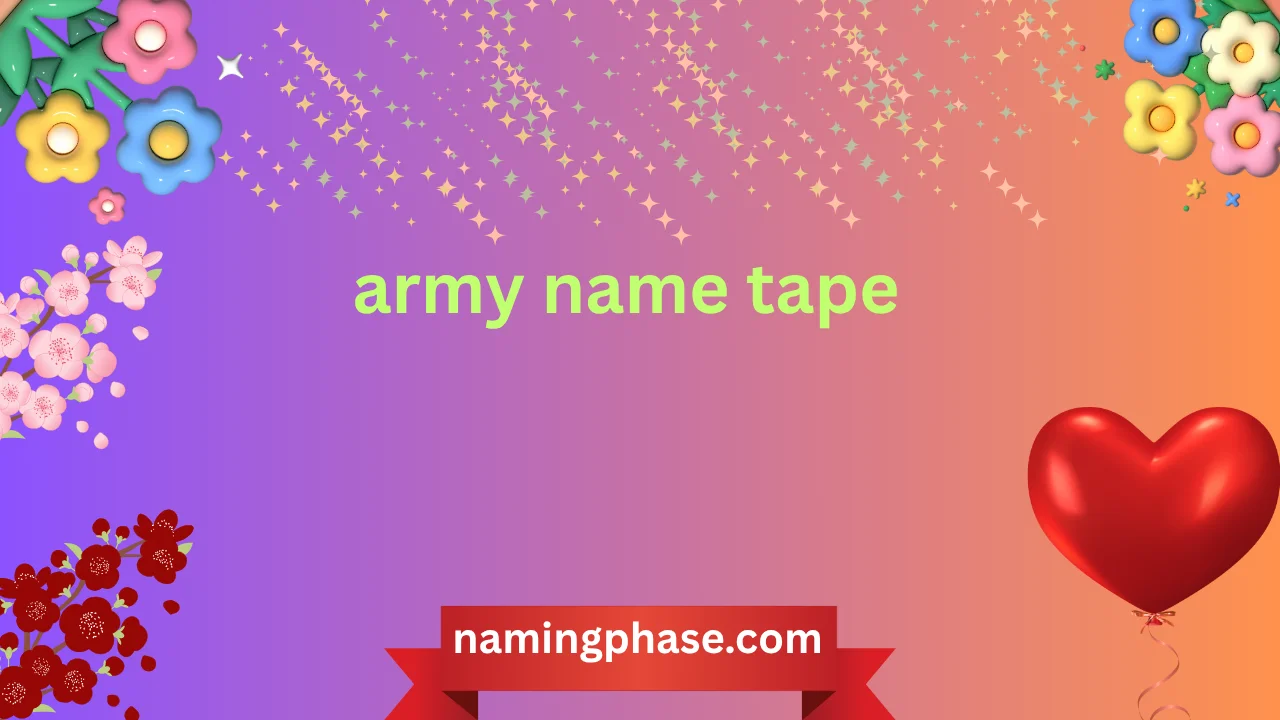 army name tape