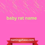 baby rat name