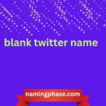 blank twitter name