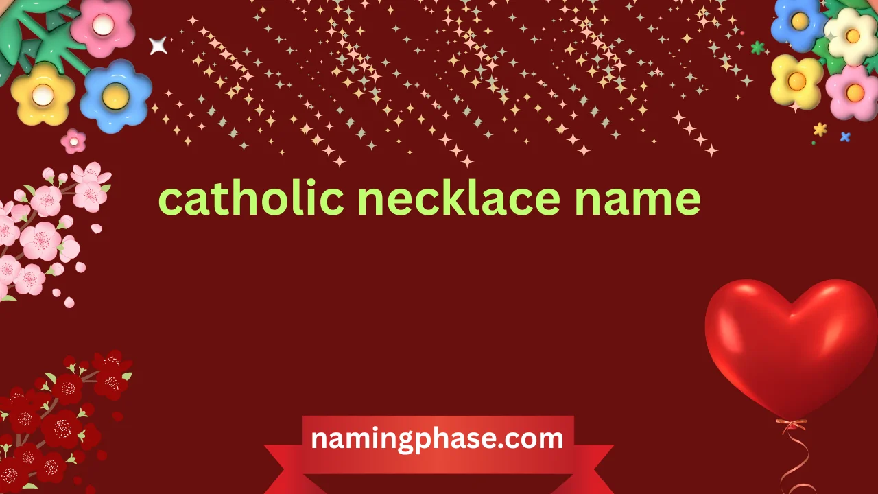 catholic necklace name