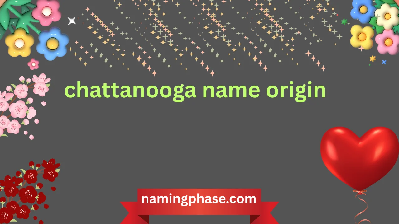 chattanooga name origin
