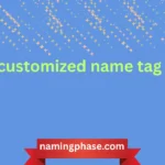 customized name tag