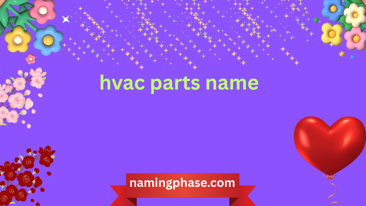 hvac parts name